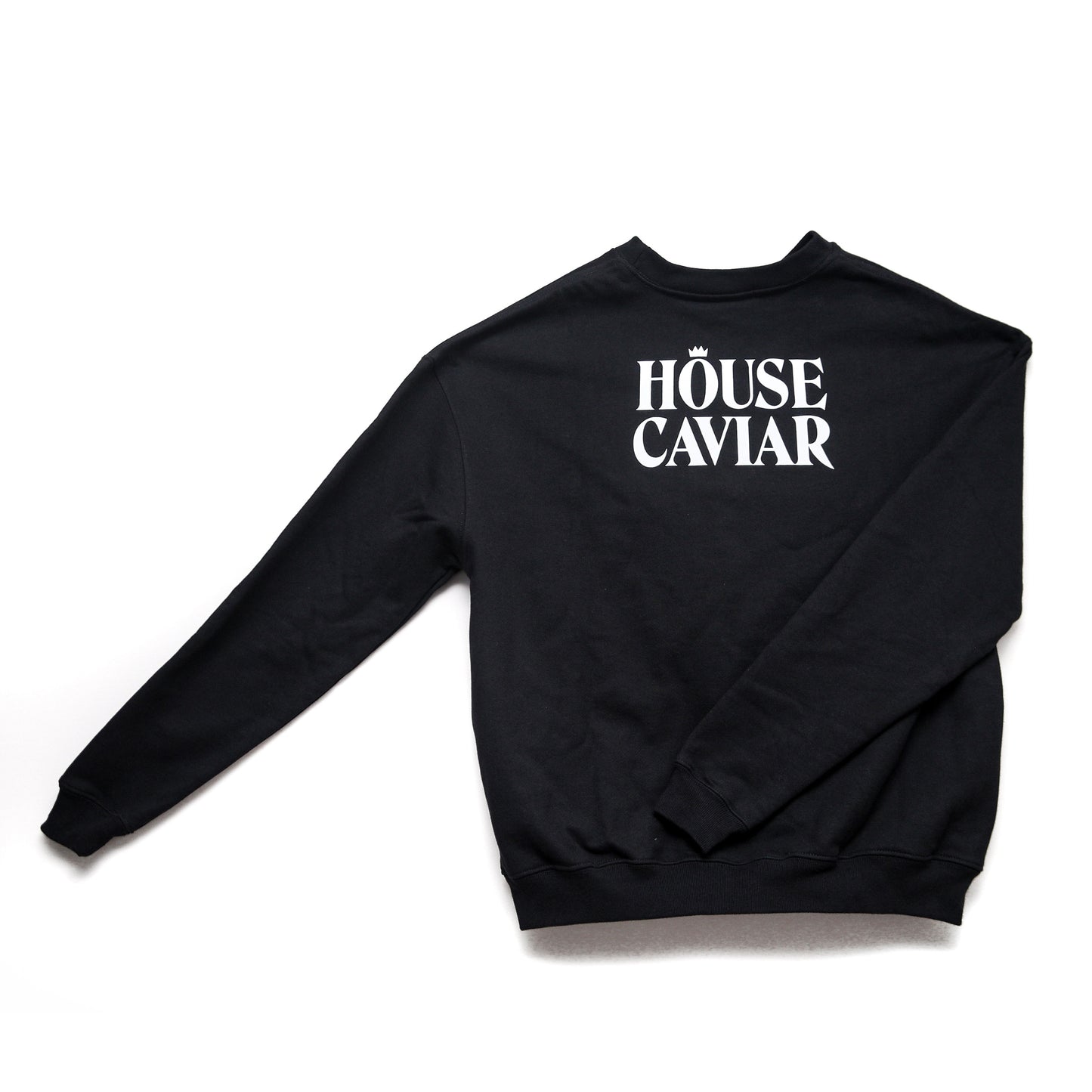 House Caviar Ultra Heavyweight Black Crewneck